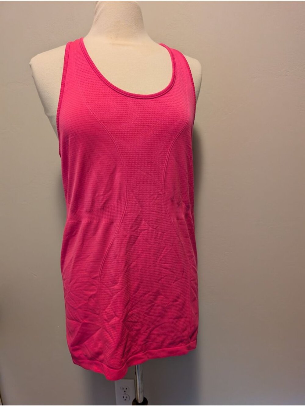 Zyia Active Pink Racerback Tank Top Lightweight Athletic Wear Xl workout gym